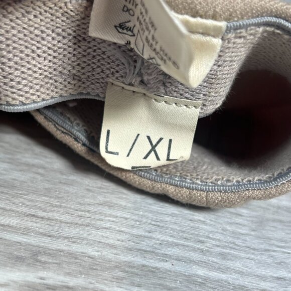 Adidas Dad Hat Size L/XL Tan Khaki Baseball Cap Navy Logo Embroidered Wool Blend - Picture 2 of 9